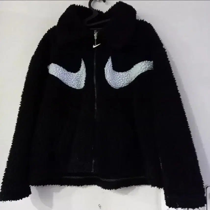 [BUNJANG] Nike Swoosh Black Women's Jacket Size S / 나이키 스우시 블랙 여자 자켓 90/S