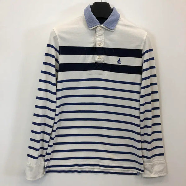 [BUNJANG] Beanpole Traditional Layered Polo T-Shirt White Size 95 / 빈폴 트레디셔널 레이어드 카라티 90-95