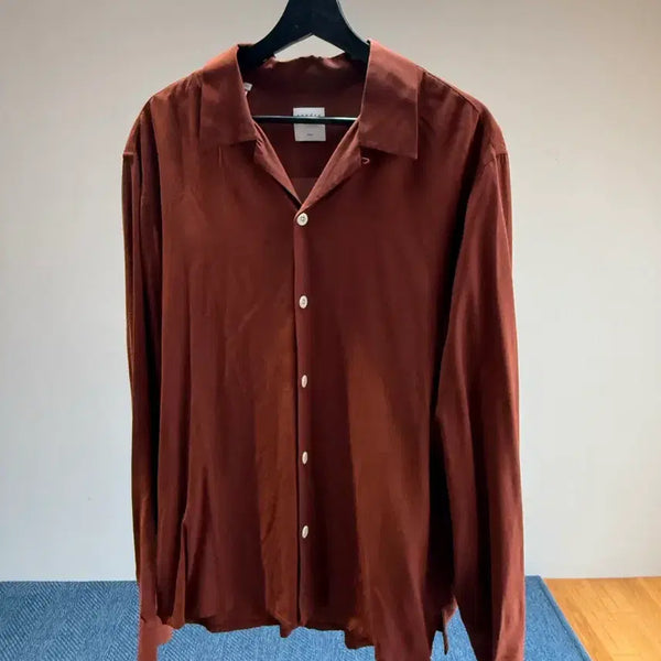 [BUNJANG] Sandro Open Collar Shirt / 산드로 오픈카라셔츠