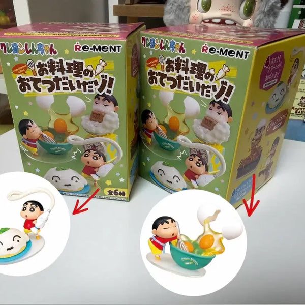 [BUNJANG] Crayon Shin-chan Re-Ment Cooking Series 2 & 4 Bundle (Sealed) / 게시글 확인) 미개봉) 짱구 리멘트 쿠킹 2번 4번 일괄