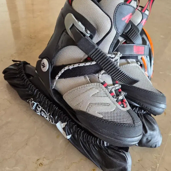 [BUNJANG] K2 Inline Skates Helmet & Protector Set Adjustable Size 195-230 / 상태좋은 K2 인라인스케이트 헬멧,보호대포함 195~230사이즈 조절가능