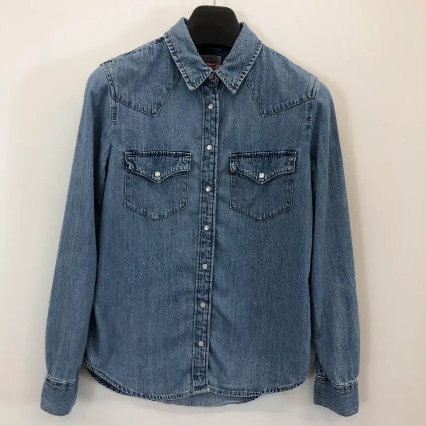 [BUNJANG] Levi's Western Chambray Denim Shirt XS / 리바이스 웨스턴 샴브레이 데님셔츠 XS
