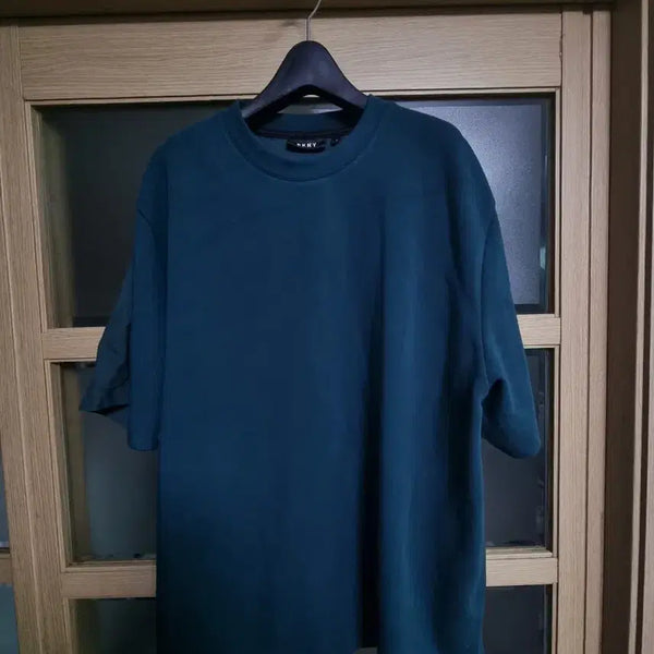 [BUNJANG] DKNY Short Sleeve T-Shirt Dark Green L / DKNY 반팔 티셔츠 짙은 녹색 L