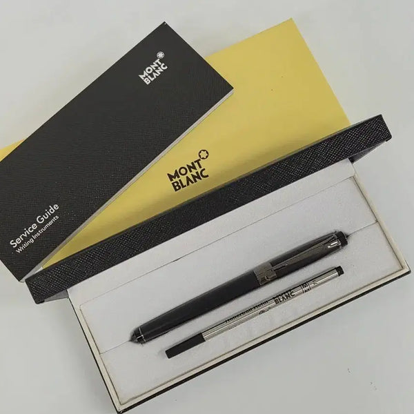 [BUNJANG] Montblanc Black Rollerball Pen with Refill / 몽블랑 펜 블랙 롤러볼 펜 리필포함