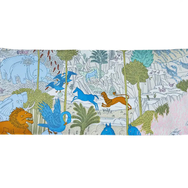 [BUNJANG] Hermès Le Carnaval des Animaux Silk Scarf H003953S / 에르메스 르 카나발 데 아니모 실크 스카프 H003953S