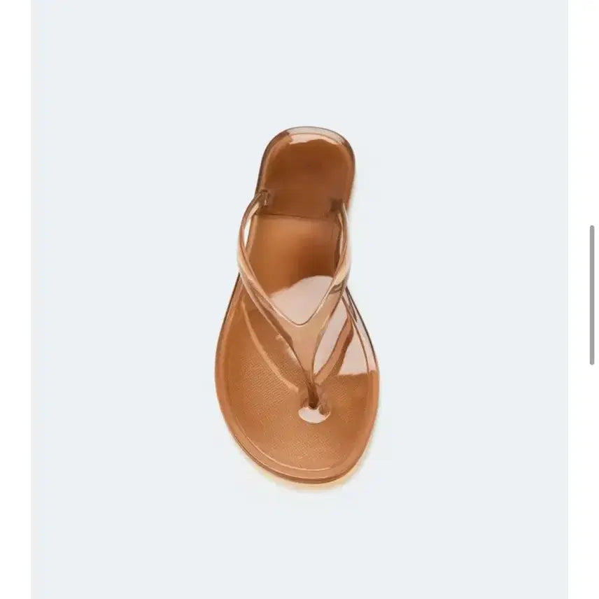 [BUNJANG] ZARA Jelly Flat Sandals Brown EU 38 / 새상품)자라 젤리플랫샌들 브라운 245 eu38