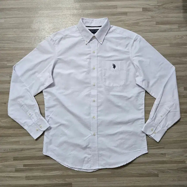 [BUNJANG] U.S. Polo Assn. White Button-Down Shirt Size 105 / 105) US폴로 셔츠 화이트