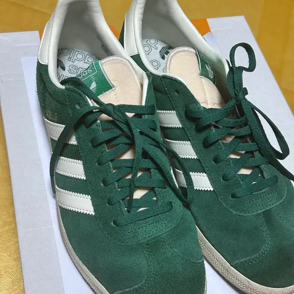 [BUNJANG] Adidas Gazelle Dark Green Cream White 270 / 아디다스 가젤 다크 그린 크림 화이트 270