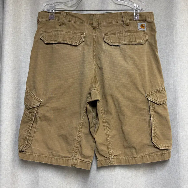 [BUNJANG] Carhartt Force Ripstop Cargo Shorts Beige W34 / 칼하트 포스 립스탑 카고 쇼츠 베이지 W34