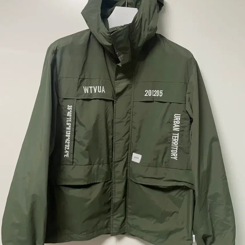 [BUNJANG] WTAPS Sherpa Windbreaker Olive / WTAPS 더블탭스 쉐르파 윈드브레이커 01 / 올리브