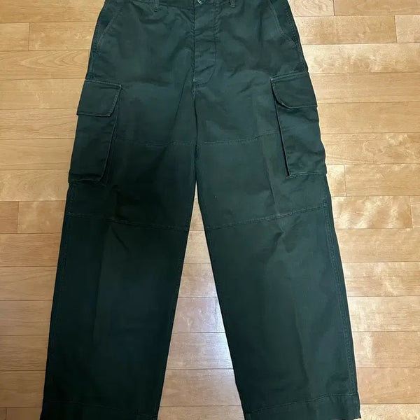 [BUNJANG] Brown Yak Cargo Pants Olive Size 4 / 브라운야드 카고 팬츠 올리브 4