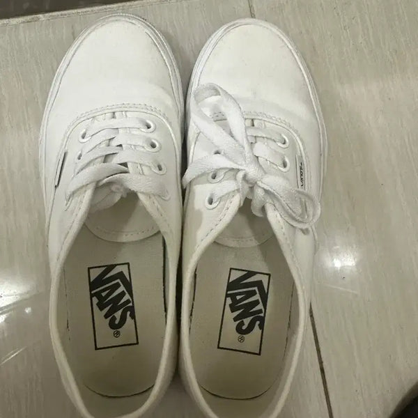 [BUNJANG] Vans Authentic White Sneakers / 반스 어센틱