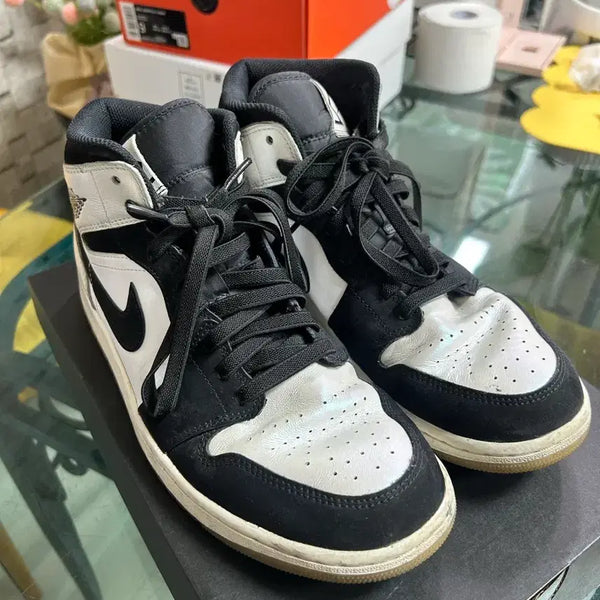 [BUNJANG] Nike Air Jordan 1 Mid SE Diamond Men's Shoes / 나이키 에어 조던 1 미드 SE 다이아몬드 280