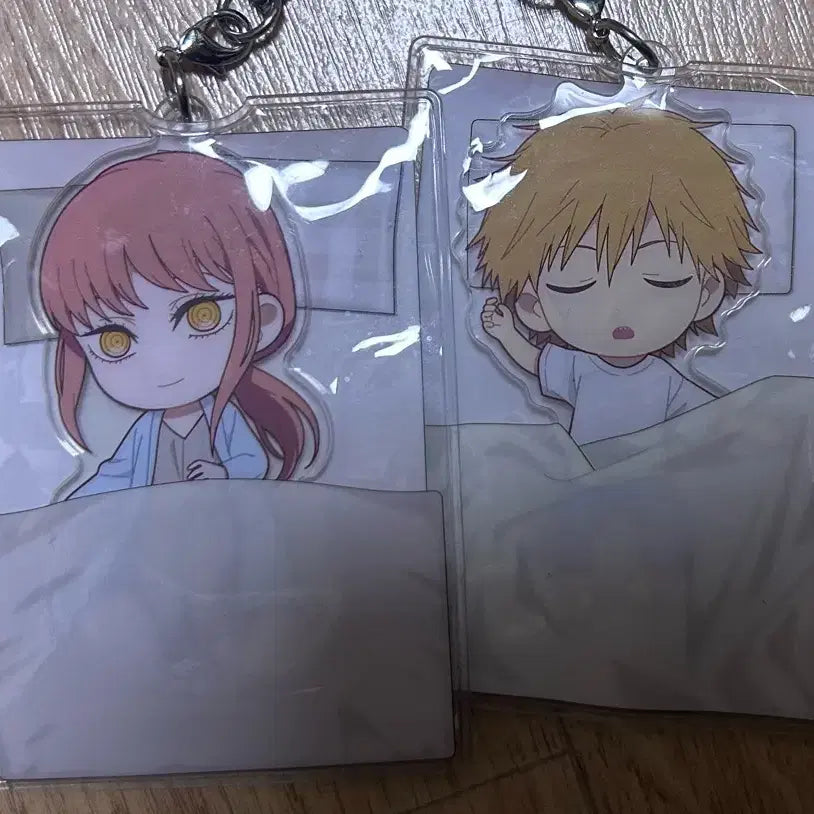 [BUNJANG] Chainsaw Man Makima Denji Acrylic Keyring Bundle Set / 급처)체인소맨 아크릴 키링 마키마 덴지(일괄)