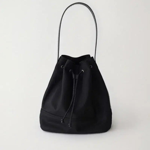 [BUNJANG] Nothing Written Nylon Bucket Bag / 낫띵리튼 나일론 버킷백