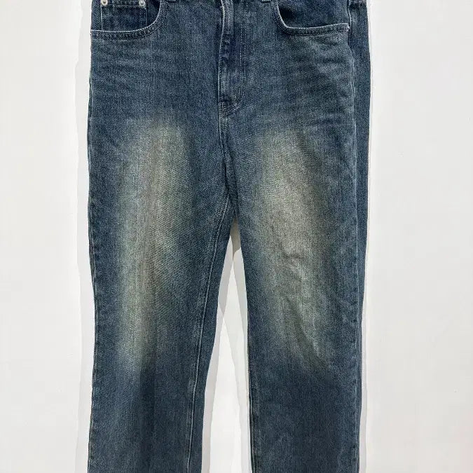 [BUNJANG] DRAWFIT Medium Blue Semi Wide Denim Jeans / [M] 드로우핏 미디엄 블루 세미 와이드 데님 진