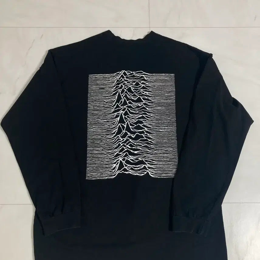 [BUNJANG] Street Mountain Print Long Sleeve T-Shirt / 스트릿 산악 프린팅 긴팔 티셔츠