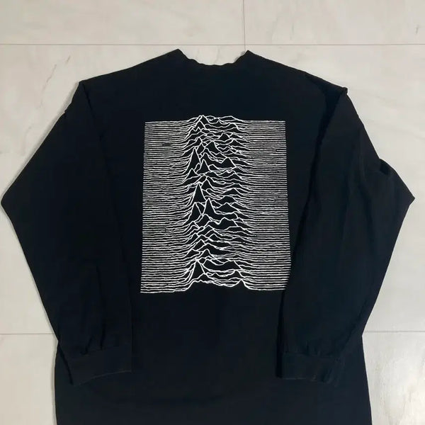 [BUNJANG] Street Mountain Print Long Sleeve T-Shirt / 스트릿 산악 프린팅 긴팔 티셔츠