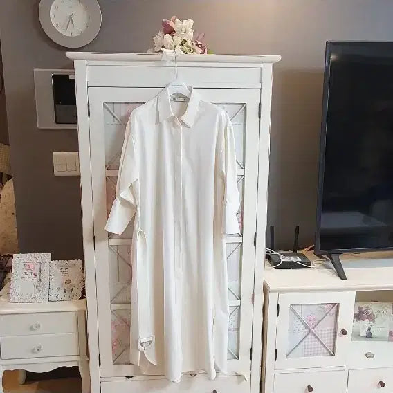 [BUNJANG] Zara Long Shirt Dress / 자라 셔츠 롱원피스/55-66