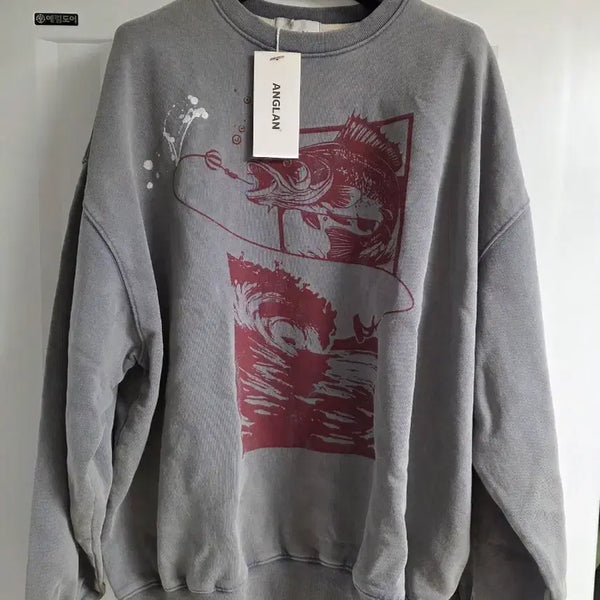 [BUNJANG] Anglan Graphic Sweatshirt / 앵글런 그래픽 스웻셔츠 팝니다
