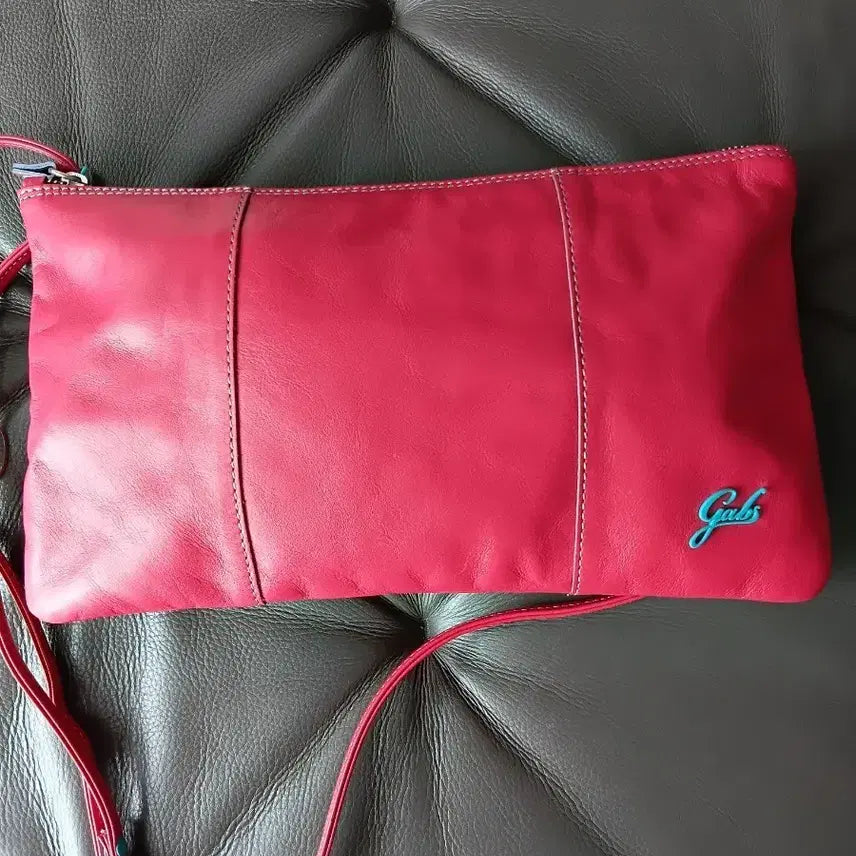 [BUNJANG] Gabs Bionce Leather Crossbody Bag Pink / 갑스-비욘새 크로스백