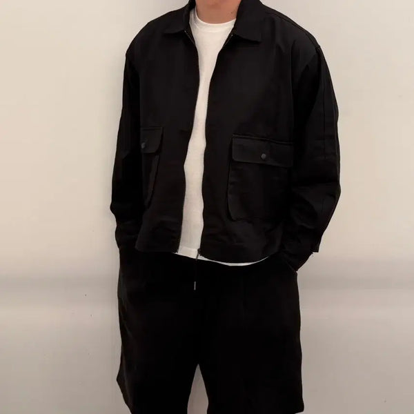 [BUNJANG] Bastick Oversized Cotton Jacket / 바스틱 오버핏 코튼 자켓