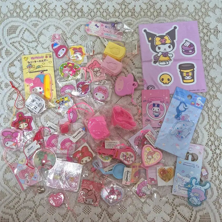 [BUNJANG] Sanrio Classic Miniature Goods Bundle Set / 산리오 고전 미니어처 외 굿즈 일괄