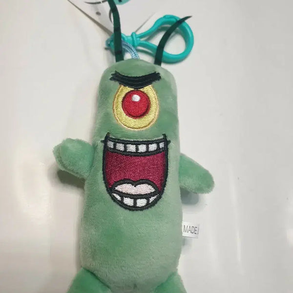[BUNJANG] SpongeBob Plankton Plush Keychain / 스폰지밥 플랑크톤 인형 키링