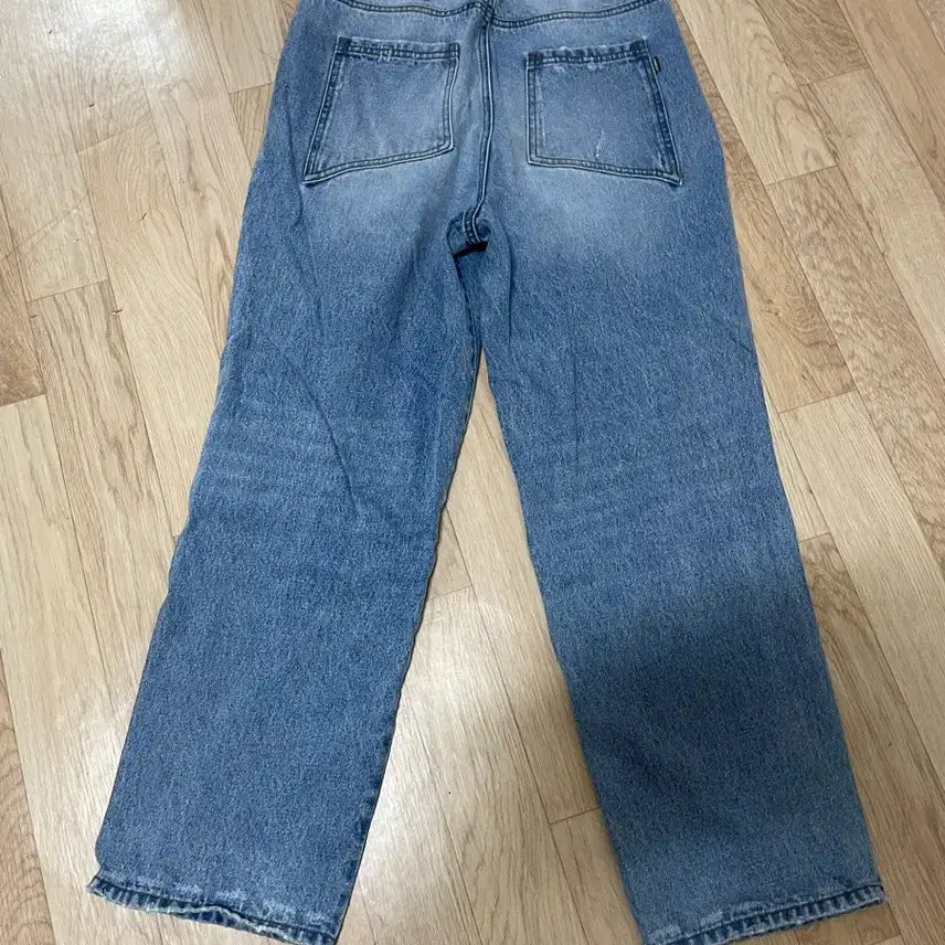 [BUNJANG] Brownbreath Wide Fit Washed Denim Pants / 브라운브레스 데님 팬츠