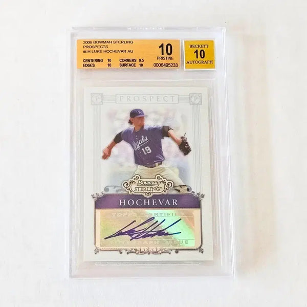 [BUNJANG] Luke Hochevar Autographed MLB Baseball Card (BGS 10) / MLB 루크 호체이버 친필 싸인카드(오토)