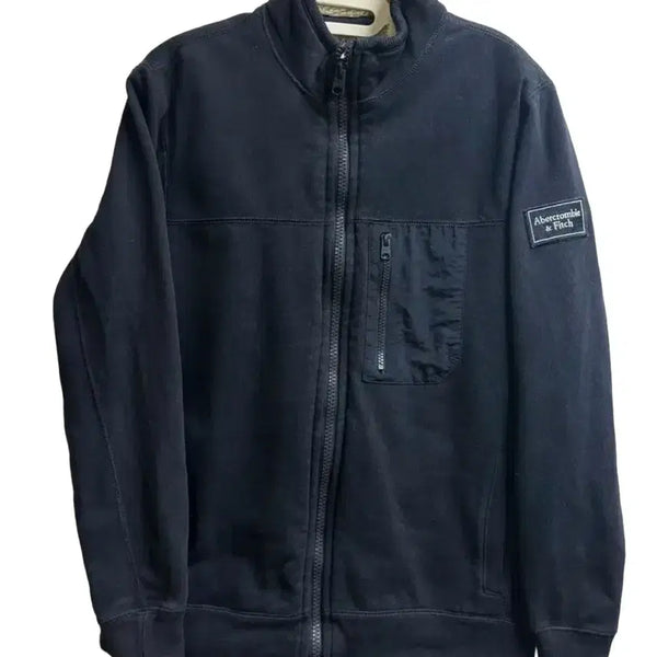 [BUNJANG] Abercrombie Navy Fleece Zip-Up Jacket (M) / 아베크롬비 네이비 플리스 집업 자켓 (M)