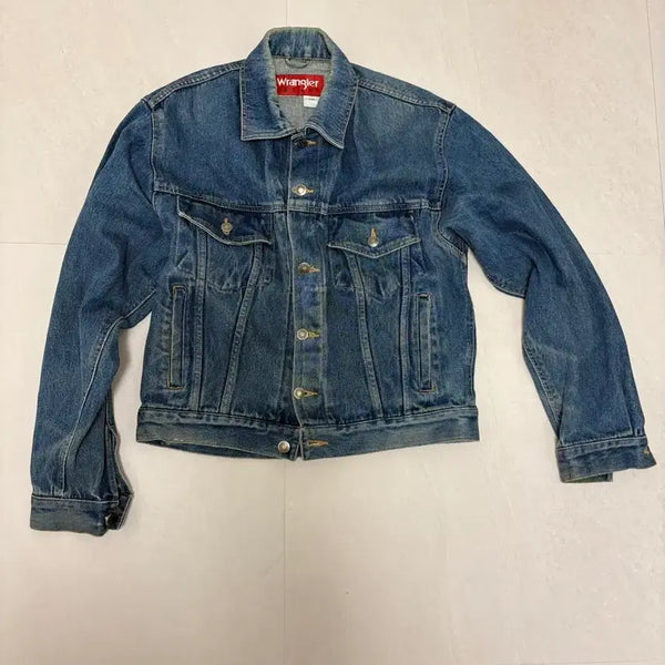 [BUNJANG] Wrangler Denim Trucker Jacket / 랭글러 데님 트러커