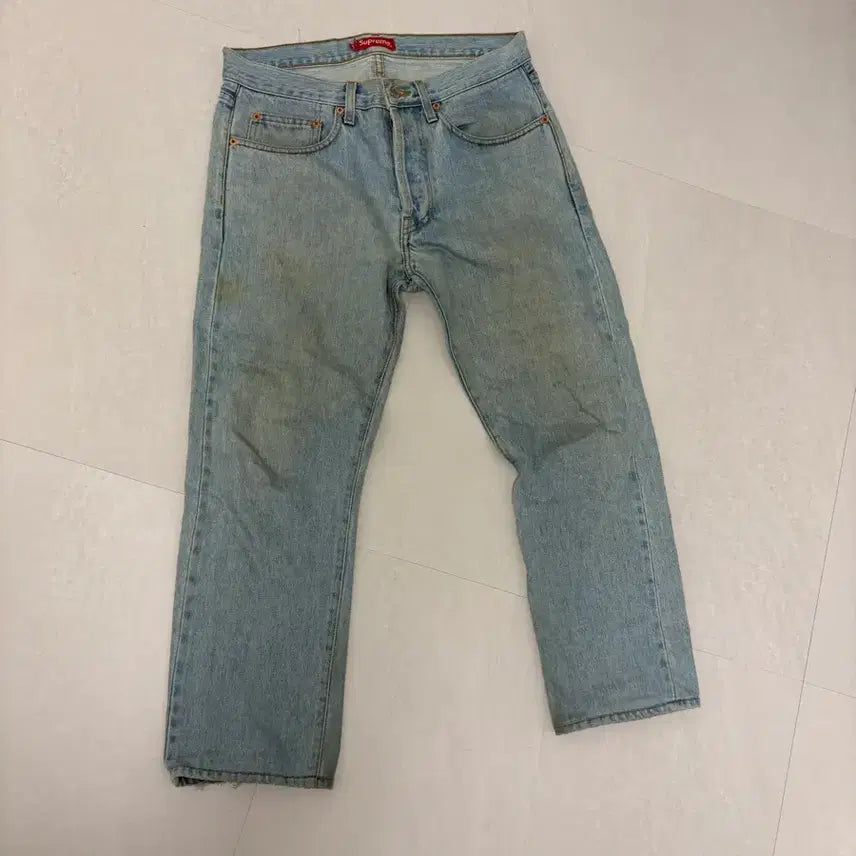 [BUNJANG] Supreme Denim Pants / 슈프림 데님팬츠