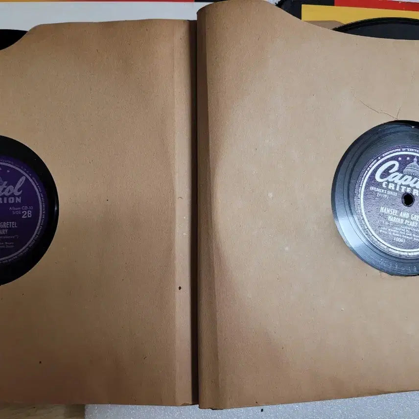 [BUNJANG] Capitol Records Hansel and Gretel Fairytale SP Record Set / Sp 돌판 캐피톨 레코드 헨젤과 그레텔
