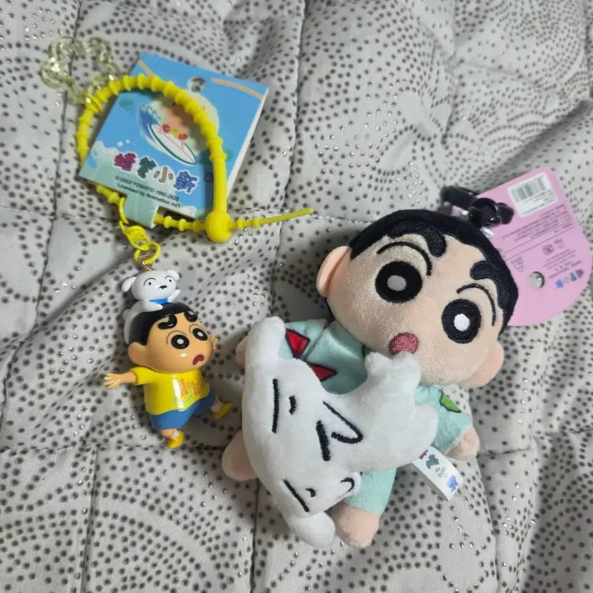 [BUNJANG] Crayon Shin-chan Plush Keyring Set / 짱구는 못말려 인형 키링 세트