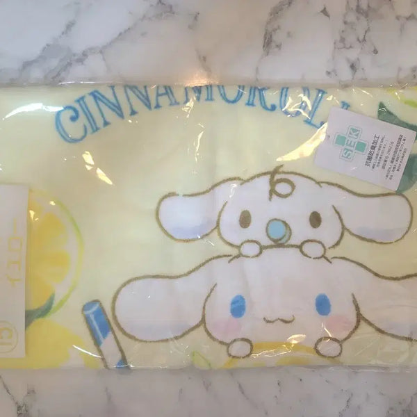 [BUNJANG] Sanrio Cinnamoroll Lemon Ichiban Kuji Face Towel Yellow / 산리오 시나모롤 레몬 제일복권 이치방쿠지 페이스 타올 노란색