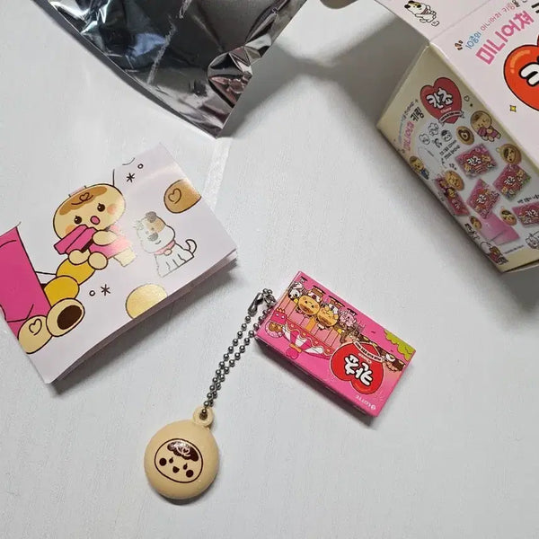 [BUNJANG] Kancho Miniature Plush Keychain Squishy / (새상품) 정품 칸쵸 미니어처 키링 말랑이 스퀴시  예쁜 속눈썹눈