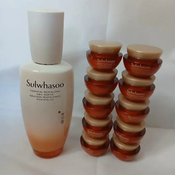 [BUNJANG] Sulwhasoo Essential Balancing Emulsion EX 125ml + Concentrated Ginseng Renewing Cream EX Eye Cream 40ml Set / 설화수 자음유액 125ml+자음생아이크림 40ml