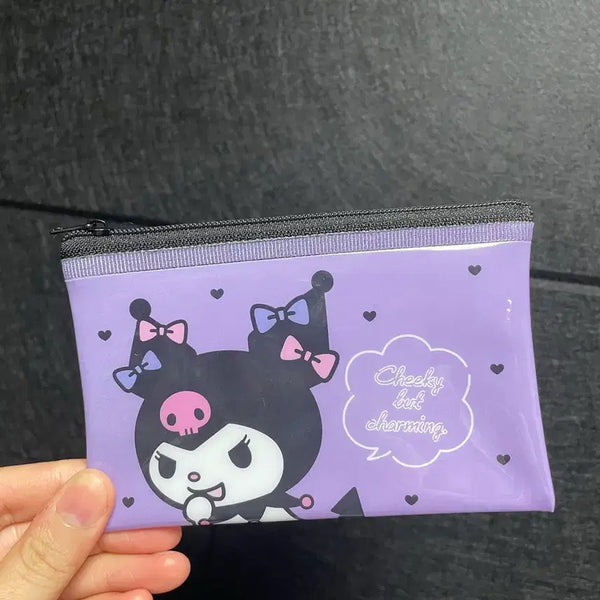 [BUNJANG] Sanrio Kuromi Random Zipper Pouch Mascot / [산리오] 랜덤 지퍼백 파우치 마스코트 쿠로미