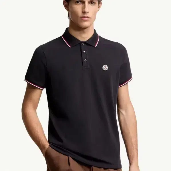 [BUNJANG] Moncler Navy Polo Shirt Size 100 New / 정품 몽클레어 네이비 카라티 100 새상품