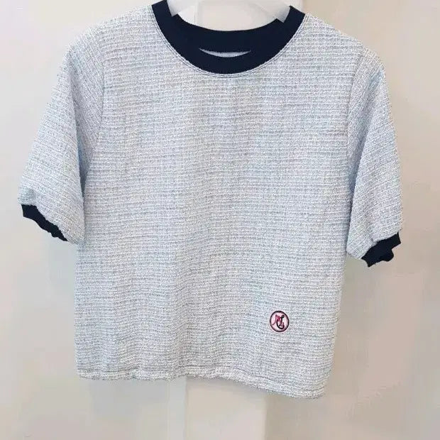 [BUNJANG] Tweed Short Sleeve Top / 트위드반팔 프리새거수준