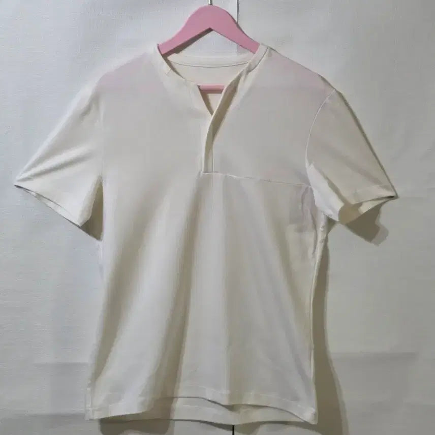 [BUNJANG] Time Semi-Sheer Short-Sleeve T-Shirt - White / 정품 타임 반팔 티셔츠 화이트