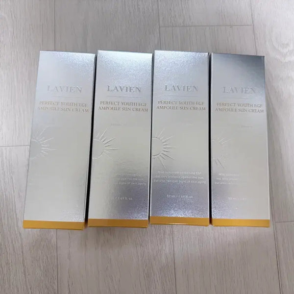 [BUNJANG] LaVieen Perfect Youth EGF Ampoule Sun Cream 50ml (Set of 4) / 라비앙 퍼펙트 유스 EGF 앰플 선크림 50ml 4개