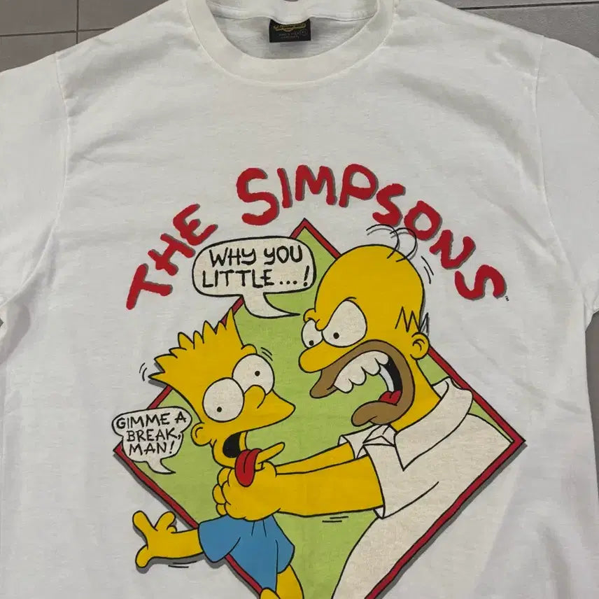 [BUNJANG] Vintage 90s Simpsons T-Shirt XL Deadstock Condition / 90s 빈티지 심슨 티셔츠 XL 데드스탁급 컨디션
