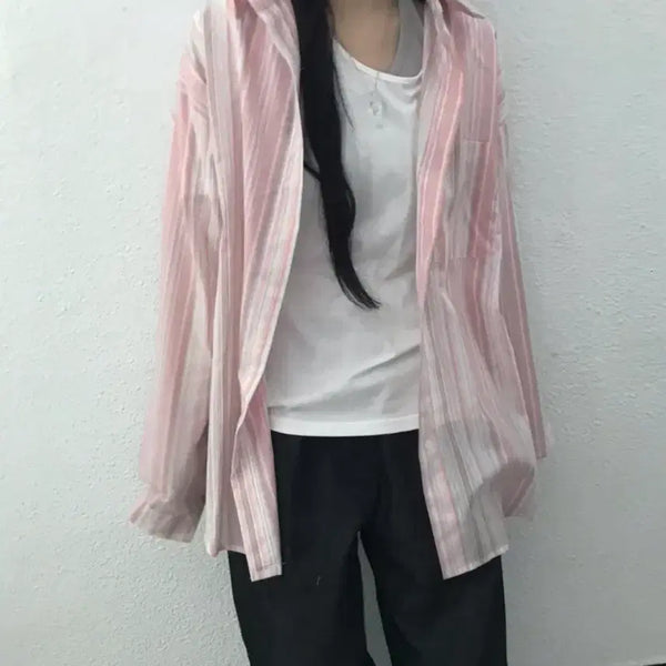 [BUNJANG] Hippiepie Sakura Shirt / 히피디피 사쿠라 셔츠