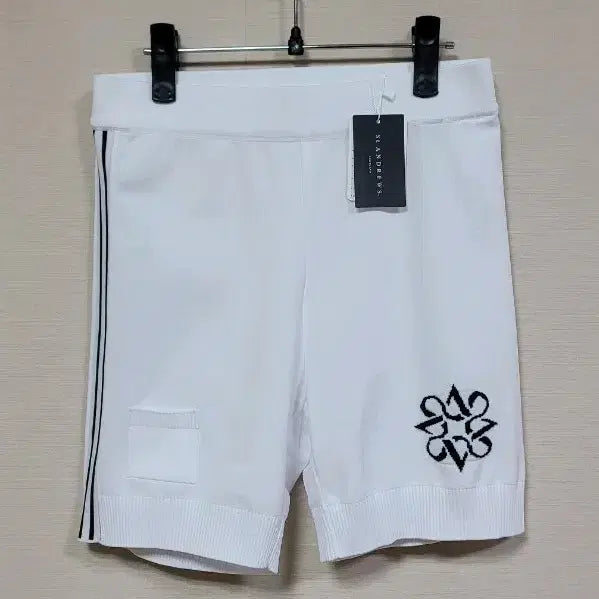 [BUNJANG] St. Andrews Women's Mini Pocket Knit Shorts - White, Size M / 세인트앤드류스 여성 미니 포켓 포인트 니트 숏팬츠(새상품)