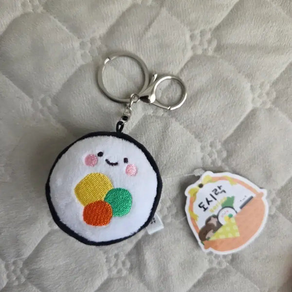 [BUNJANG] Gimbap Plush Keychain / 김밥 인형 키링