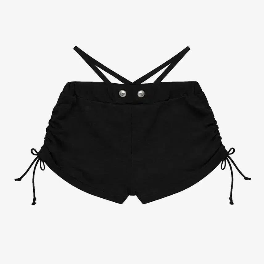 [BUNJANG] BLACKPURPLE Shadow Loop Short Pants / 블랙퍼플 쉐도우 루프 쇼츠 팬츠 블랙