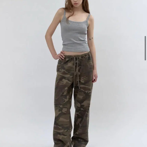 [BUNJANG] Headment Camo Cotton Pants (New) / 헤더먼트 카모 코튼 팬츠 새상품