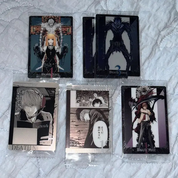 [BUNJANG] Death Note Wafer Card Set - Light, Misa, Ryuk (Sealed Bundle) / 데스노트 웨하스 카드 라이토 미사 류크  미개봉 일괄